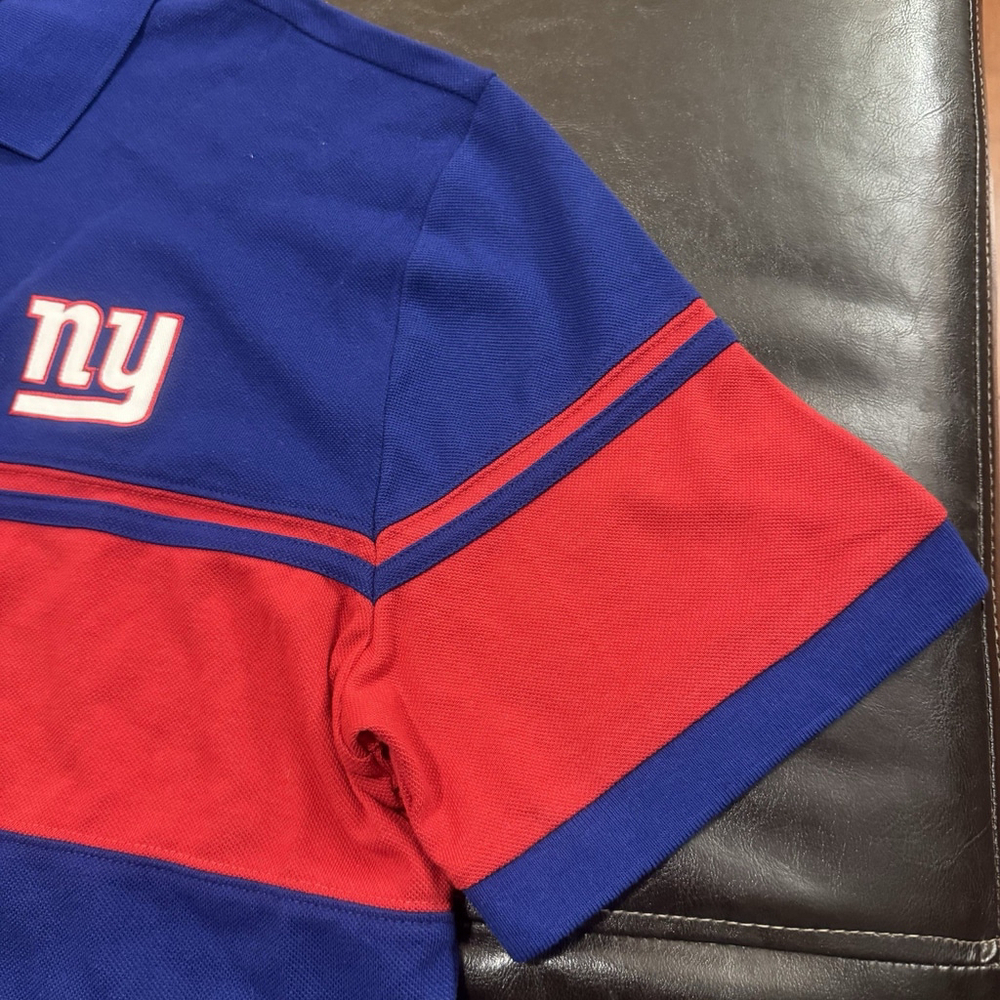 NWT FOCO NFL NEW YORK GIANTS Colorblock Polo Shirt Size:XL Short Sleeve Men - Picture 10 of 11